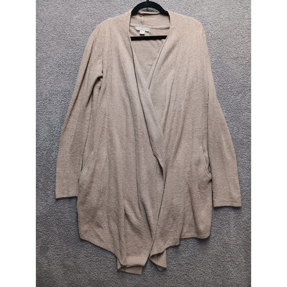 Barefoot Dreams Cozy Cardigan Womens XL Draped Open Front Lounge Sweater Soft
